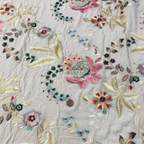 Mantón manila beige