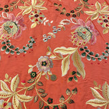 Mantón manila coral