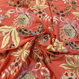 Mantón manila coral