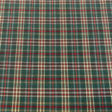 Lana fina cuadros escoceses