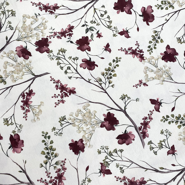 Loneta algodón ramas