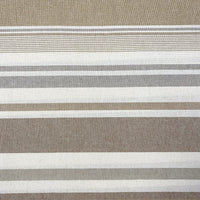 Loneta fina tapicería rayas beige