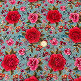 Crespón flores mantón de manila 3d