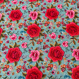 Crespón flores mantón de manila 3d
