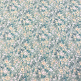 Villela flores verde agua