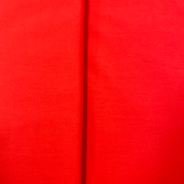 Algodón liso rojo