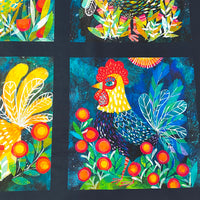 Colección gallinas panel