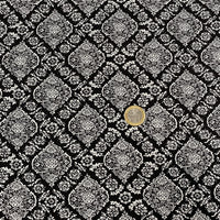 Viscosa estampada negro