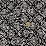 Viscosa estampada negro
