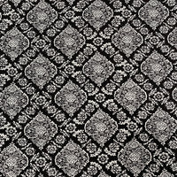 Viscosa estampada negro